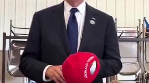 TRUMP's hat on Biden ;P ^^ = The new Democrat Politics xDDD