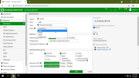 How to connect 2 Internet links to Fortigate Firewall
