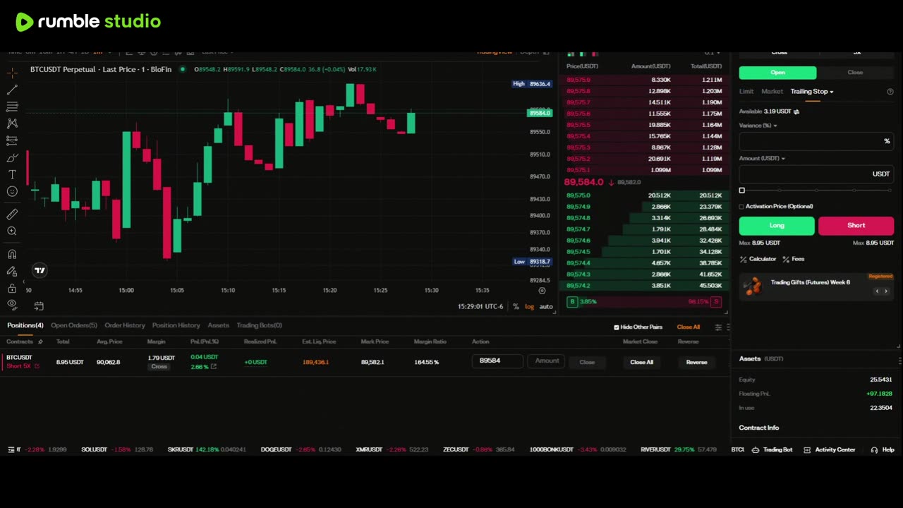 Live trading cryptocurrency alts