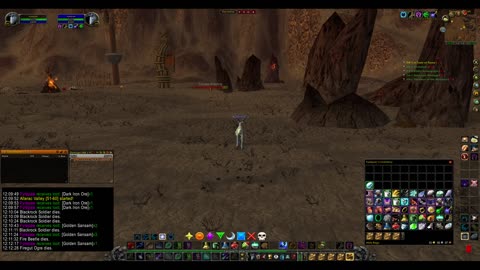 Turtle wow - mindless mining / herbalism - druid POV - Burning Steppes