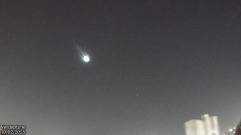 Amazing Meteorite Over Vina Del Mar Valparaiso Chile