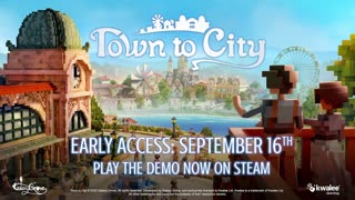 Town to City (PC) — Release Trailer | Cozy Voxel City Builder