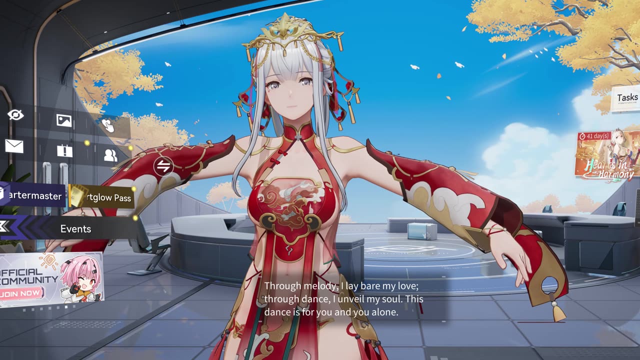 Snowbreak Chenxing Wedding Lobby Interactive