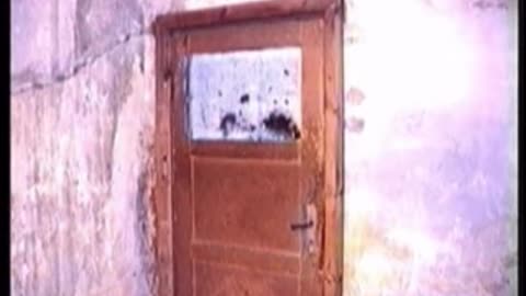 Wooden doors that lock from the inside.