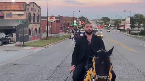 Muslims Block Traffic