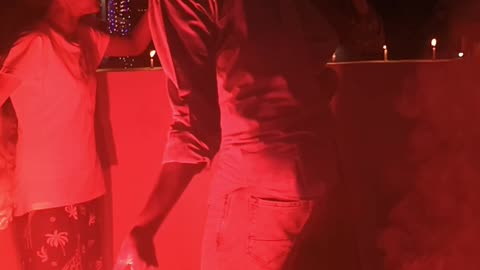 Girl's Hair Catches Fire From Fire Crackers