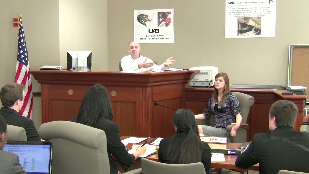 UAB First Mock Trial Practice, 2011 (Part 14 of 26)
