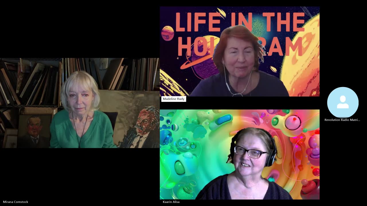 Life in the Hologram with our guest Mirana Comstock. Part 2