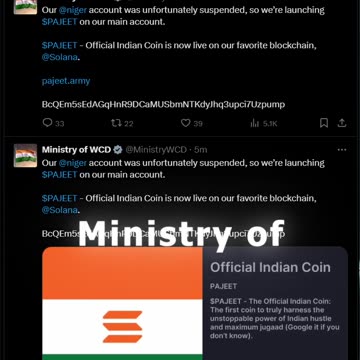 Indian Ministry of WCD Account Hacked! Scam Alert