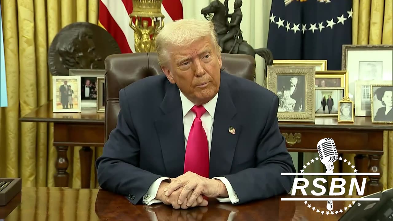 President Trump Signs Executive Orders in the Oval Office 3/6/2025