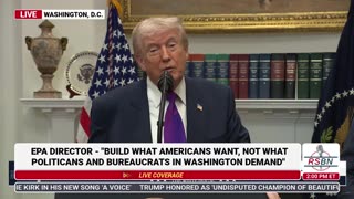 FULL SPEECH: President Trump Announces EPA Deregulations with Lee Zeldin - 02/12/26