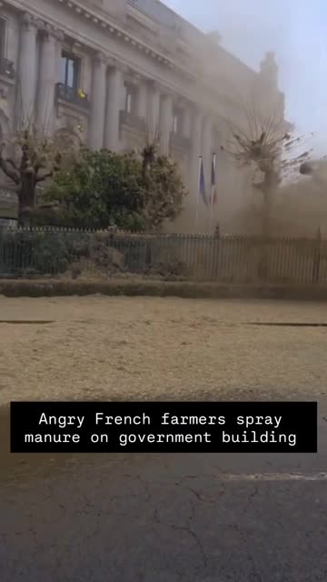 Thank God for farmers. This just recently happened in Limoges France.
