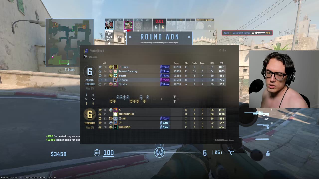 CS Stream then kick yap then maybe my summer car (11/21/2025)