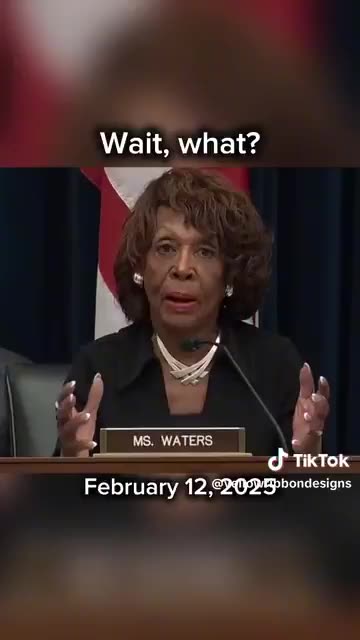 Maxine WATERS says ELON Musk and TRUMP have something on them 🤔