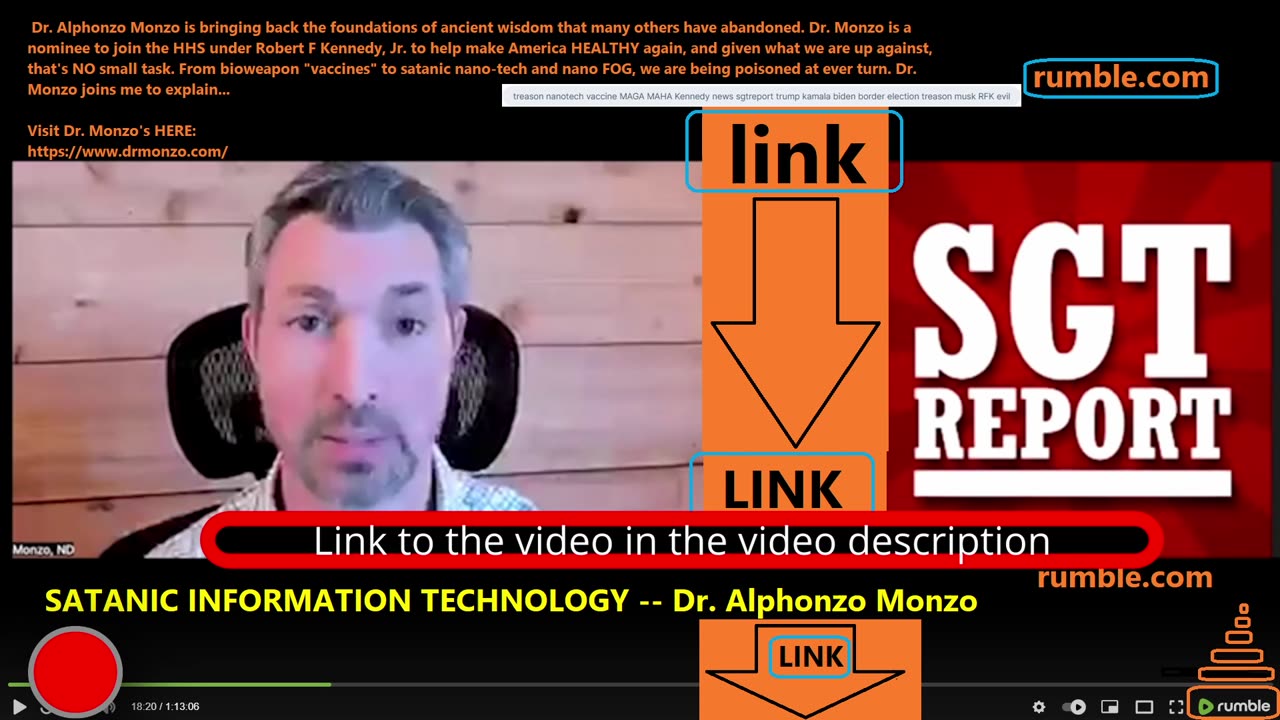 LINK-SATANIC INFORMATION TECHNOLOGY - Dr. Alphonzo Monzo-SGT Report-LINK