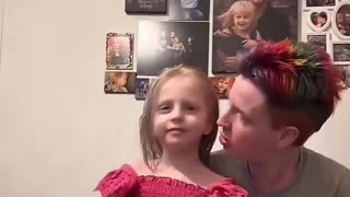This mental patient is using her son as a prop on TikTok. This is sick.