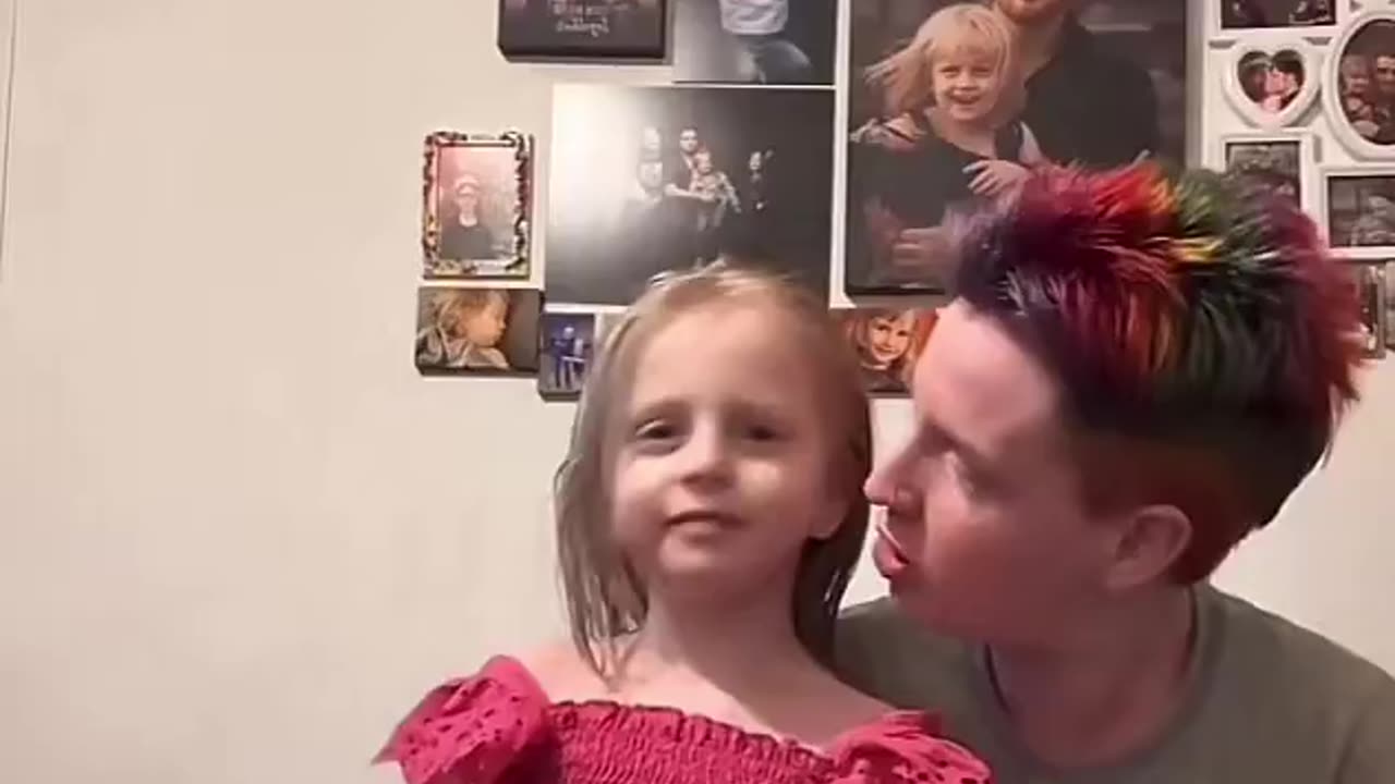 This mental patient is using her son as a prop on TikTok. This is sick.