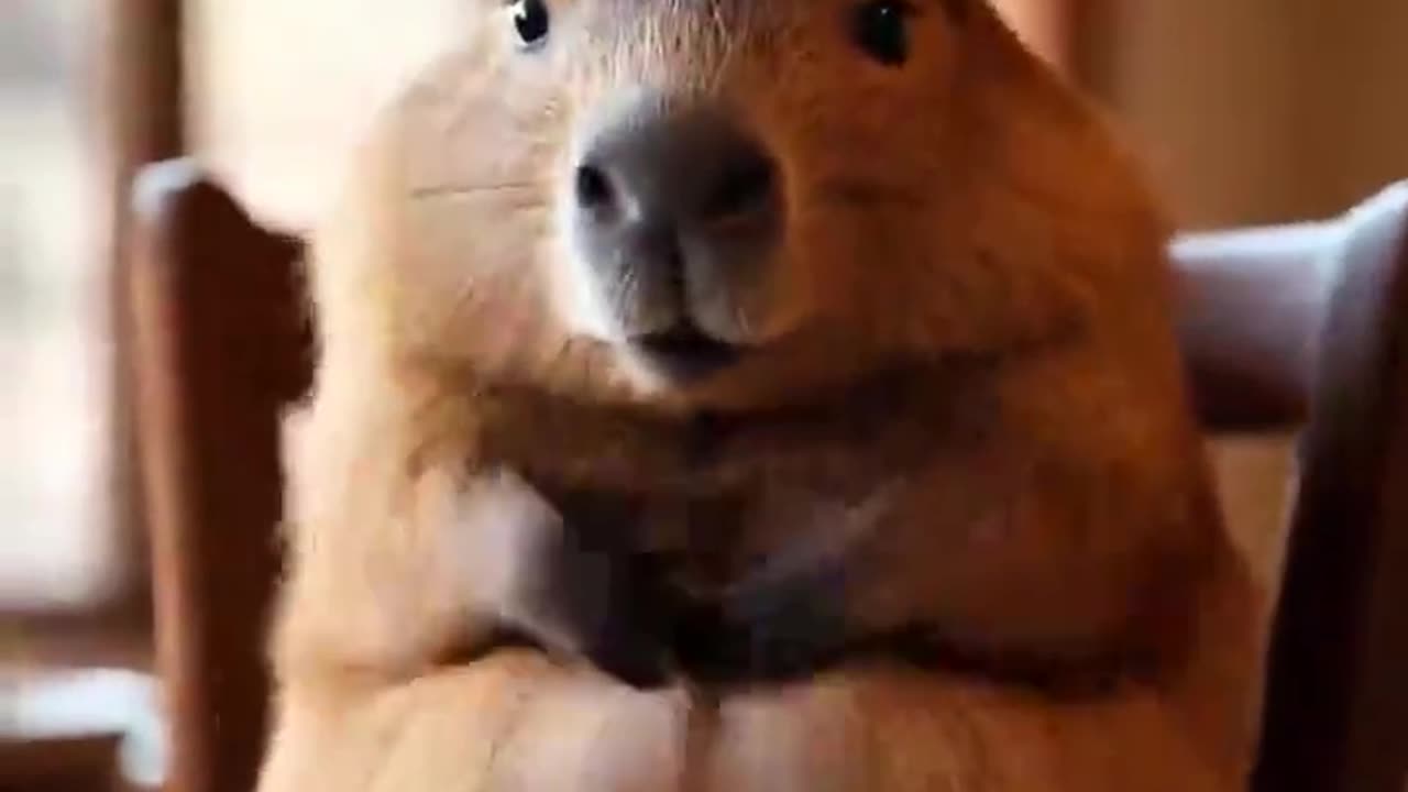 Capybara's Cute Love for Its Piggy Toy