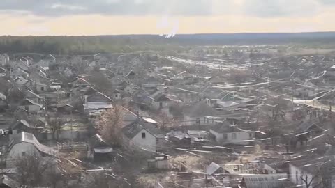 City of Lyman in Ukraine covered in a web of fiber optic cables