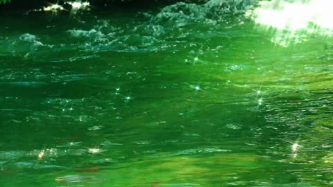 Water is flowing mountain.