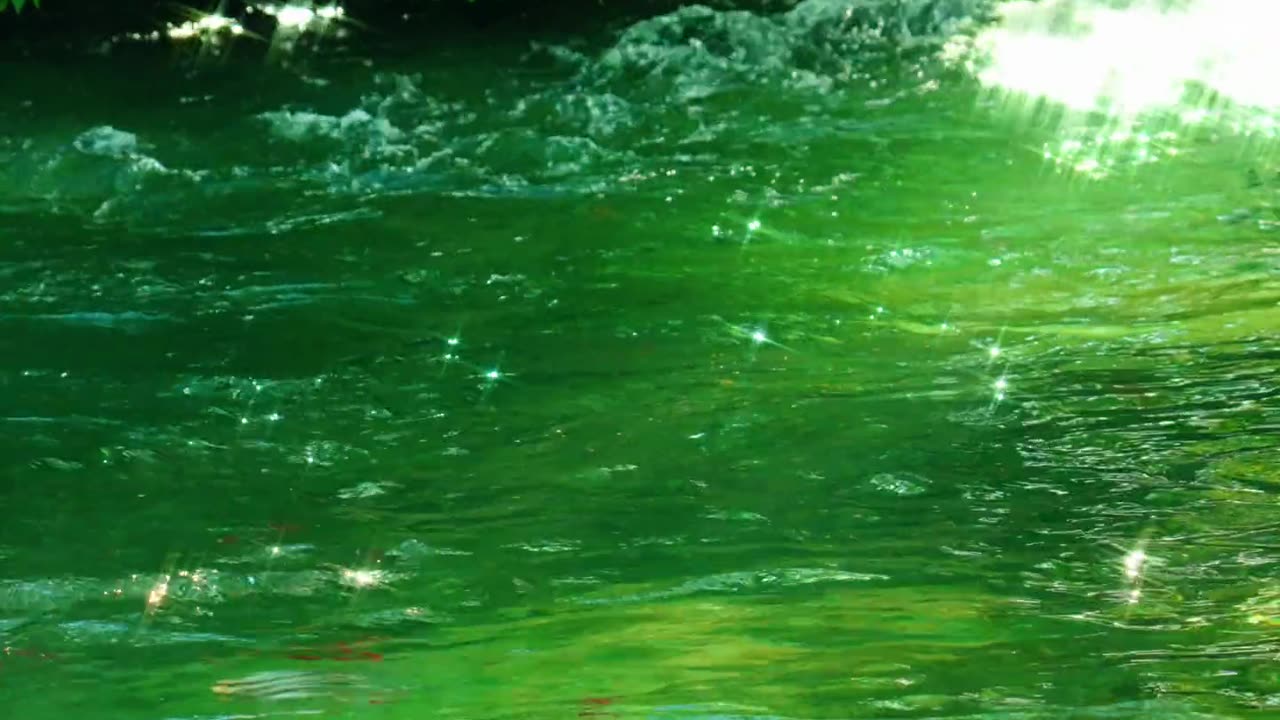 Water is flowing mountain.