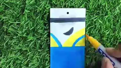 Easy kids craft bookmark #shorts #trending #viralvideo #youtubeshorts #minions #kids #reels #funny