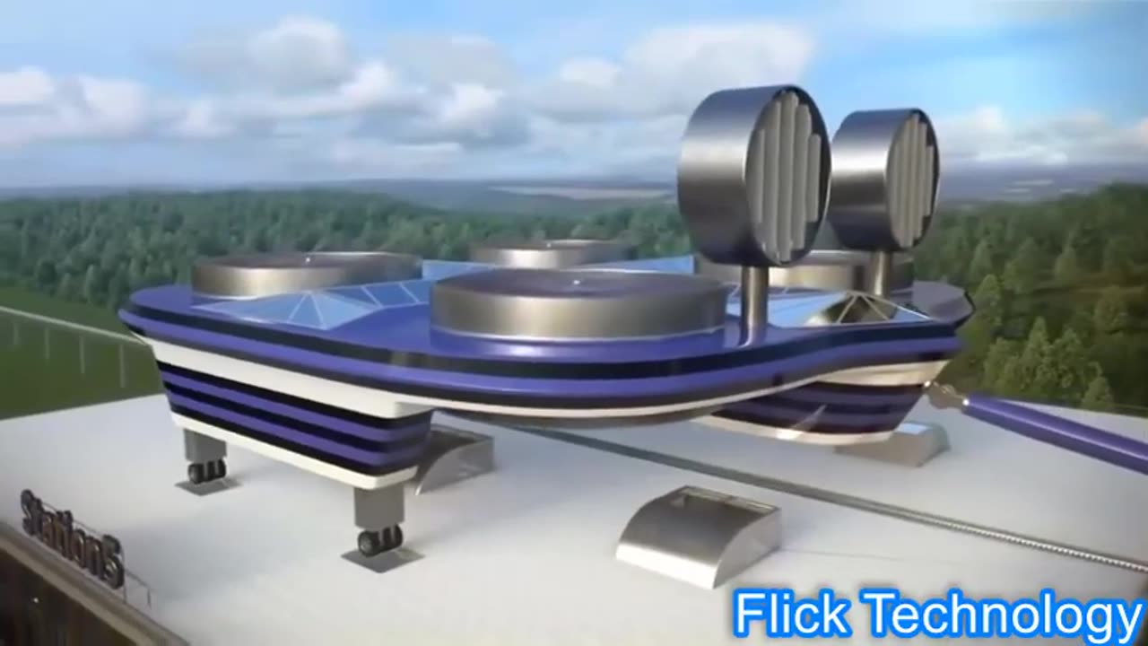 FLYING BUS | FUTURE TRANSPORT TECHNOLOGY | 2050