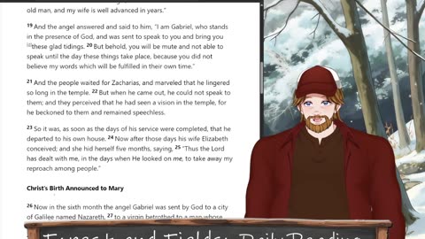 Forest and Fields Daily reading: Luke 1