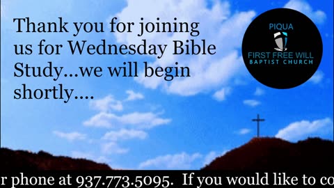 Wednesday Night Bible Study for November 19, 2025.