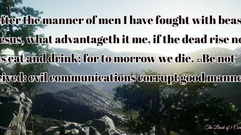 The Book of 1 Corinthians Chapter 15