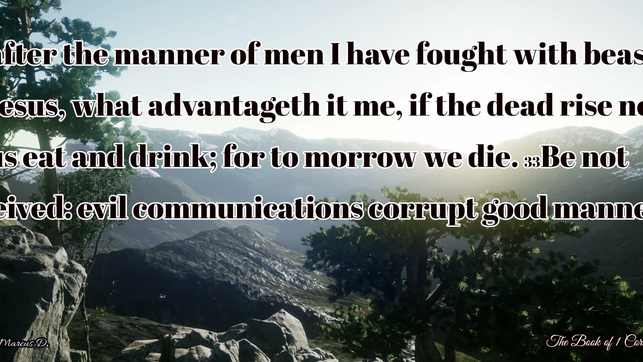 The Book of 1 Corinthians Chapter 15