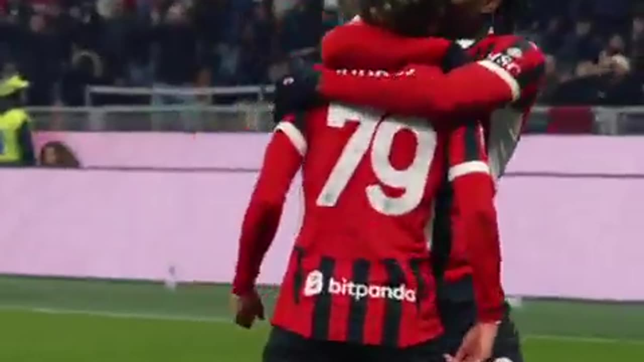 Joao Felix finds the net in style on his AC Milan debut