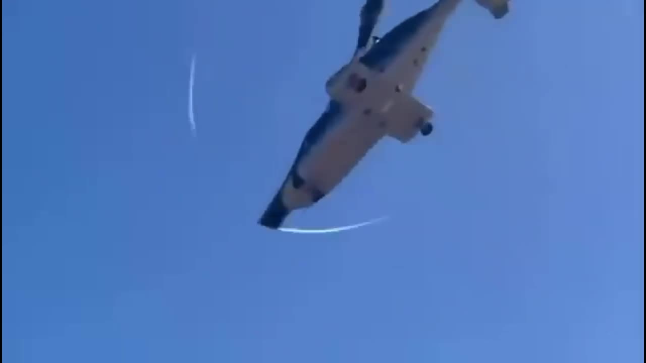 The video shows a helicopter crash that occurred on October 11, 2025