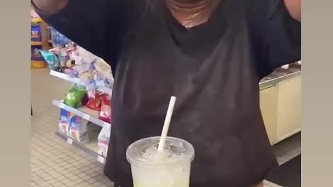 Racist Karen goes on tirade after being charged 75 cents for ice.