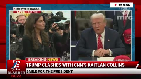 Trump Clashes With CNN’s Kaitlan Collins