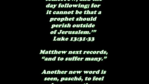 Matthew 16:21 - Daily Bible Verse Commentary