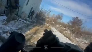 Ukrainian Soldiers Clearing Industrial Area Near Kupyansk