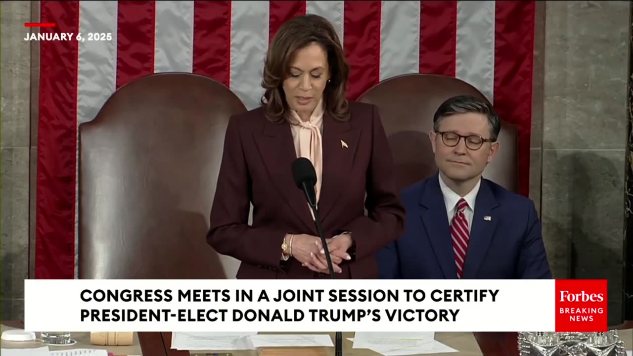 Donald J Trump 312 Votes : Kamala D Harris 226 Votes