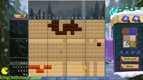 Adventure Mosaics Winter Holiday - Review and Walk-through - Level 49 - December 2025