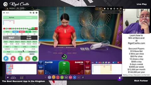 Win Playing Baccarat with SEI II using the Rigel Castle App You can download at RigelCastle.com