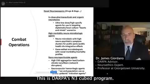 DARPA Adviser-Dr. James Giordano Admits They Have Achieved Non-Surgical Mind Control