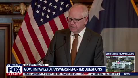 Gov. Tim Walz in full-blown PANIC MODE as feds crack down on Somali Fraud Scandal