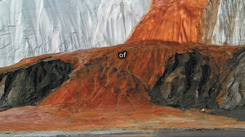 The Blood Falls: Antarctica's Mysterious Red Waterfall #travel #explore #history