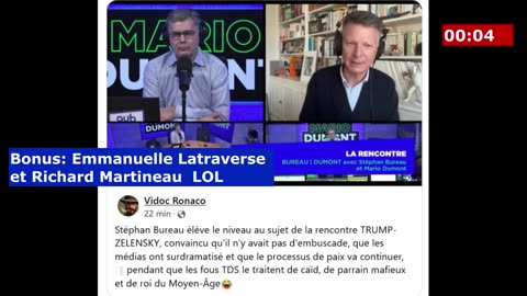 Trump VS Zellensky: encore une fois Stéphane Bureau plus intelligent que les autres