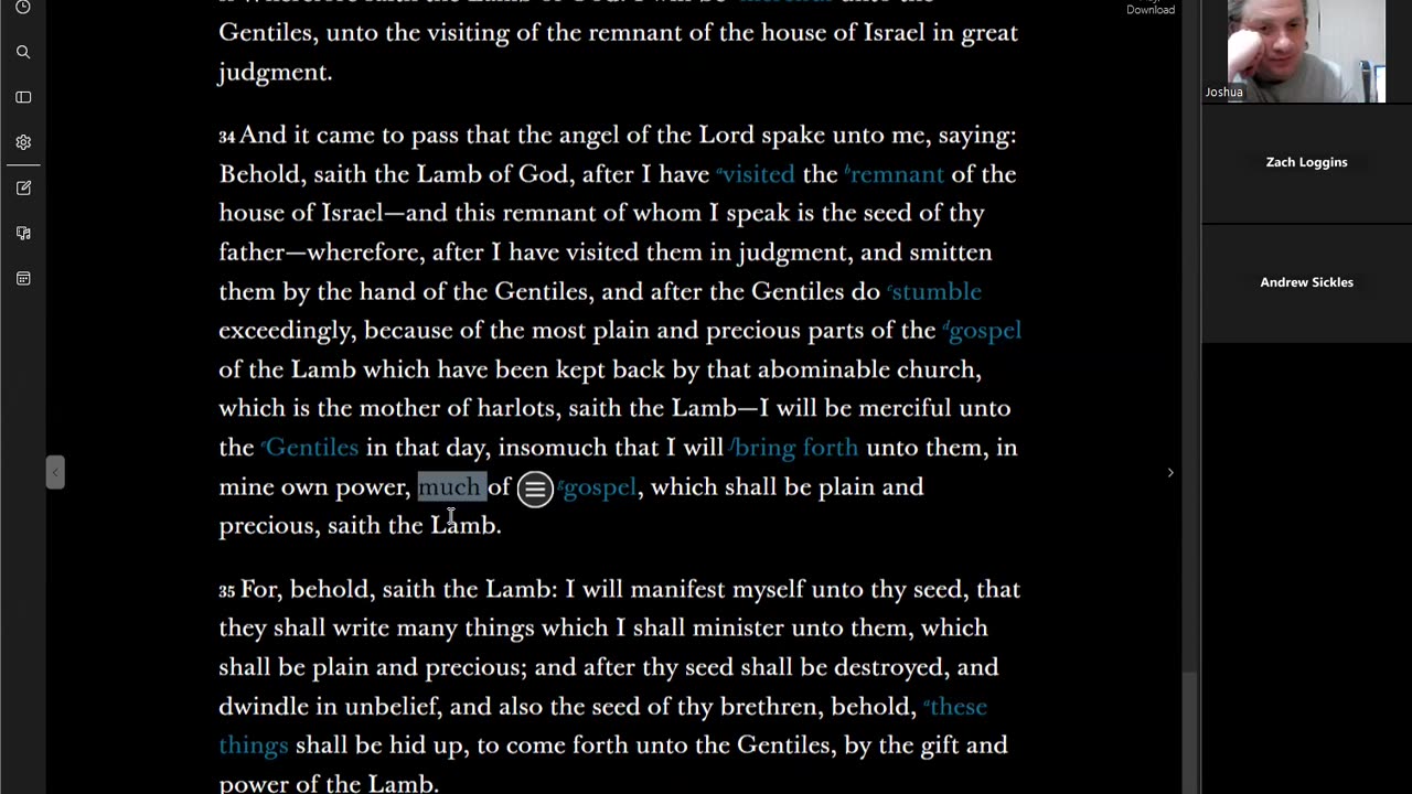 Scripture Study 2025-10-29 Not all was Restored