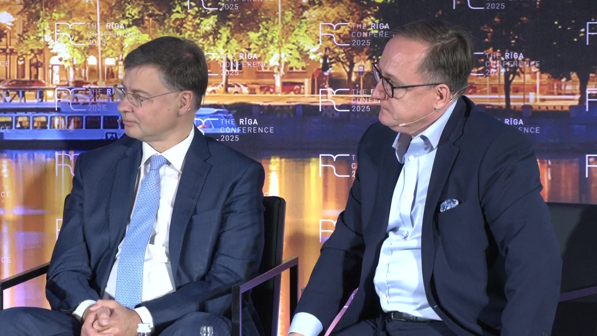 Valdis Dombrovskis on Tariffs & Geopolitics at Riga Conference 2025 | Europe | Amaravati Today