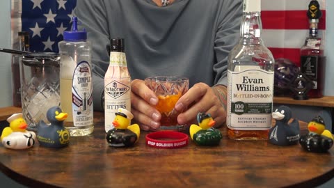 TSGT Donald Dorman - Evan Williams Bottles in Bond Old Fashioned