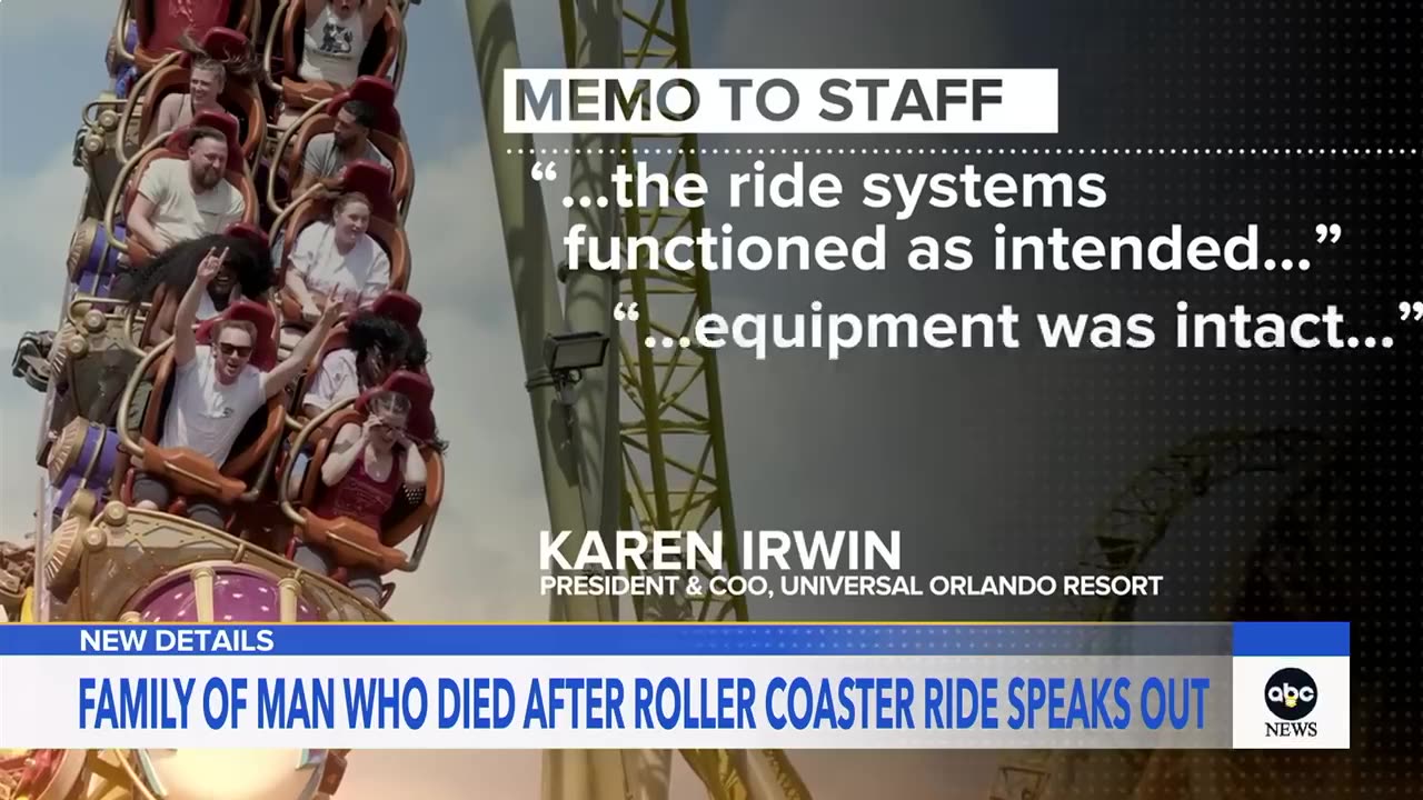 Family of man killed after riding roller coaster speaks out