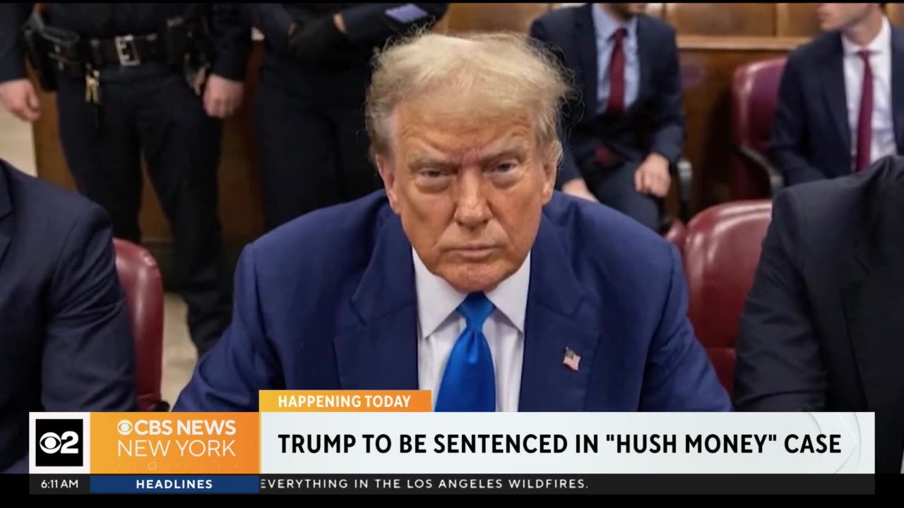 Donald Trump to be sentenced in New York hush-money case