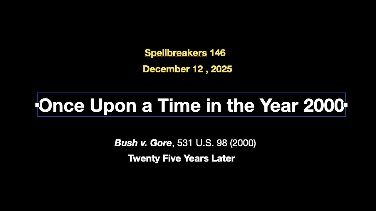 Once Upon a Time in the Year 2000